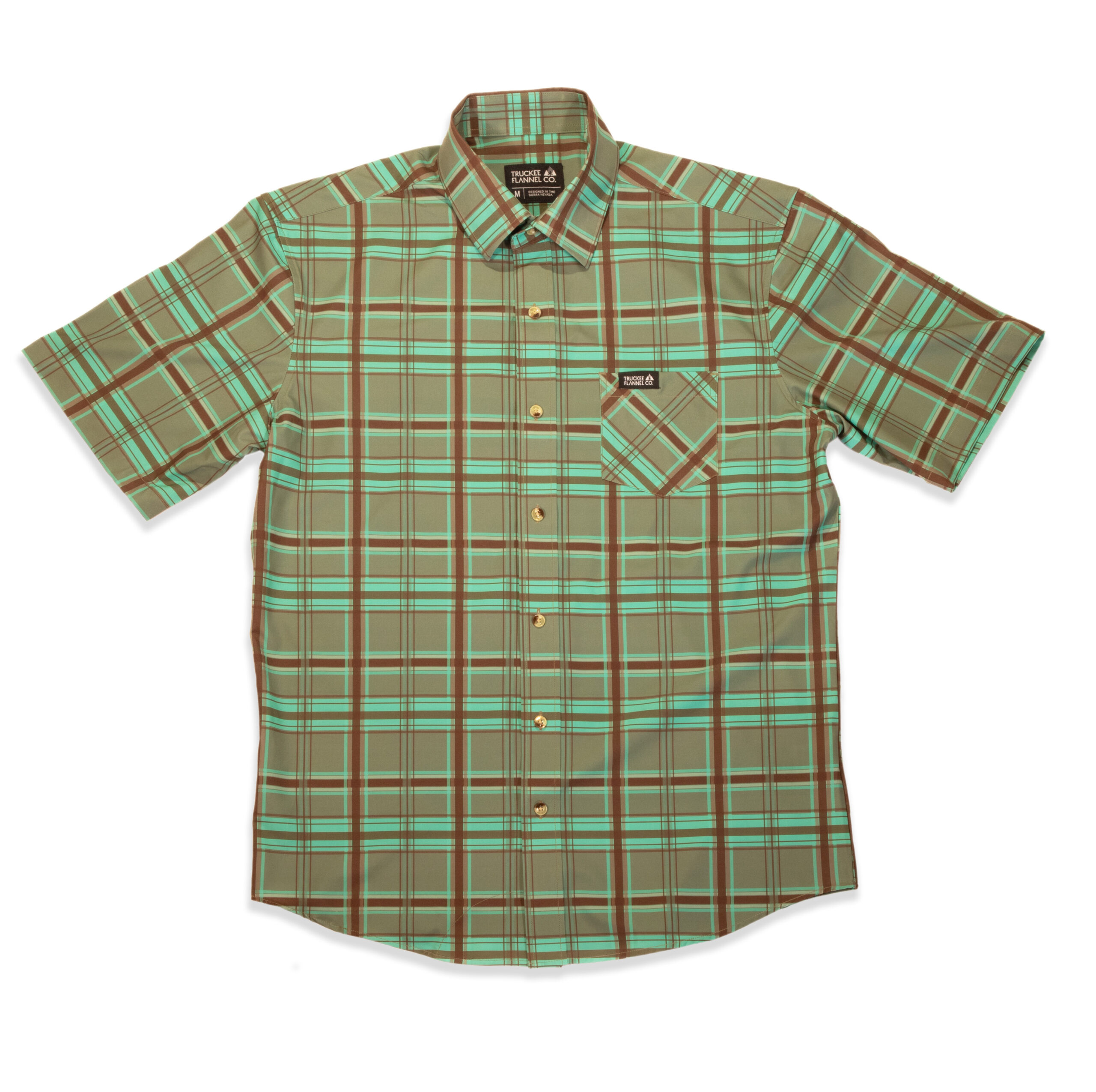 Prosser Short Sleeve Active Flannel, Men's - Truckee Flannel Company