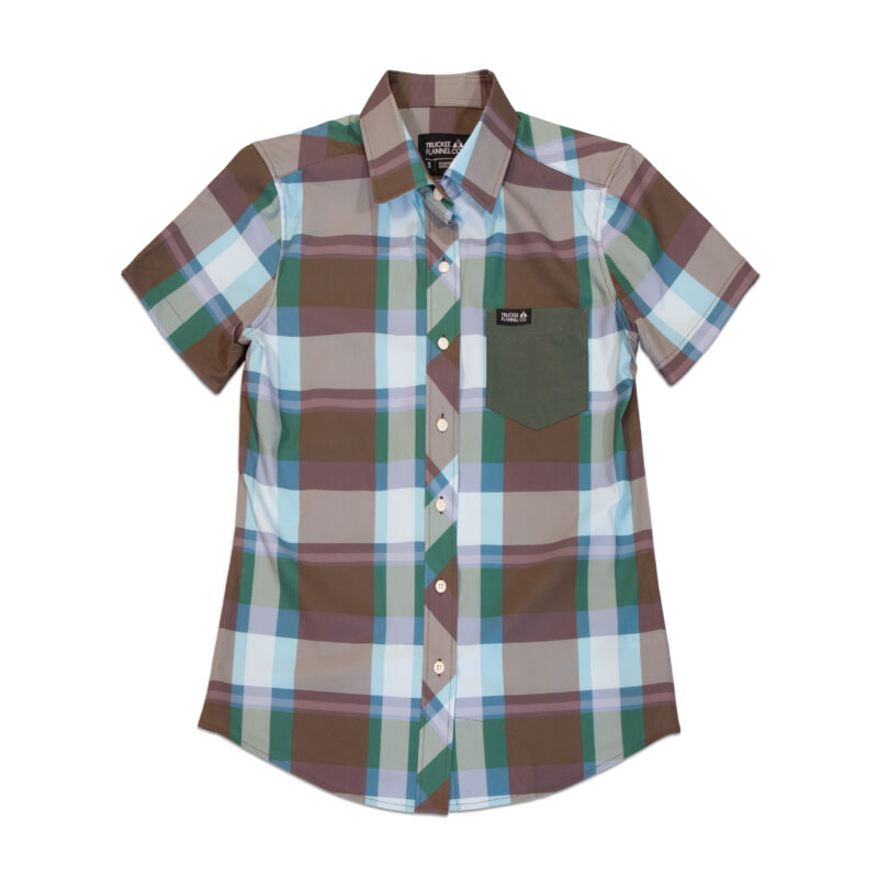 Boca Short Sleeve Active Flannel, Women's - Big Sky, X-Small