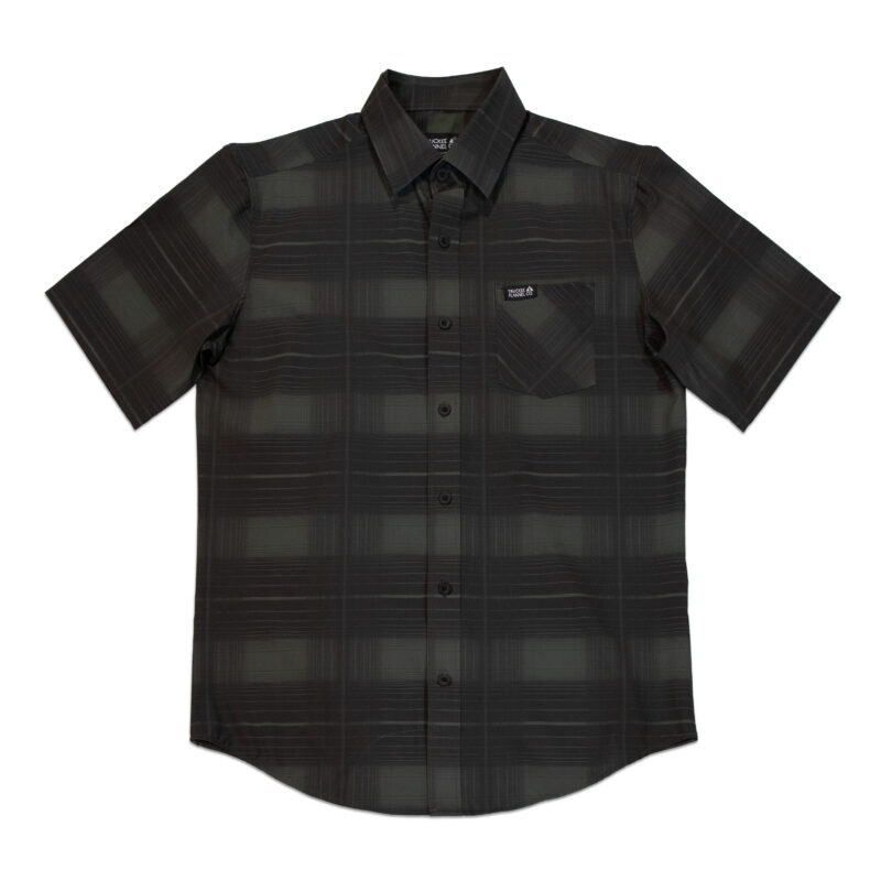 Prosser Short Sleeve Active Flannel, Men's - Aztec Black, X-Small